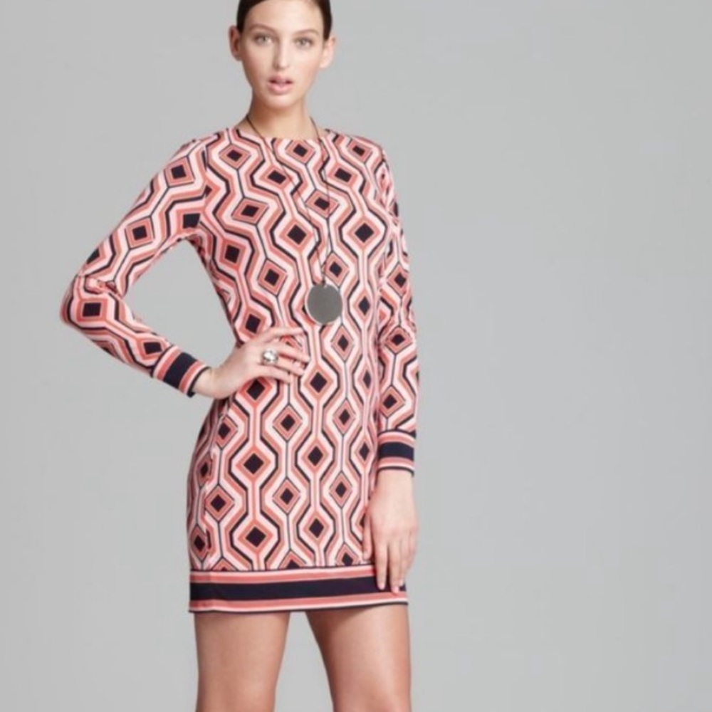Michael Kors geometric print shift dress